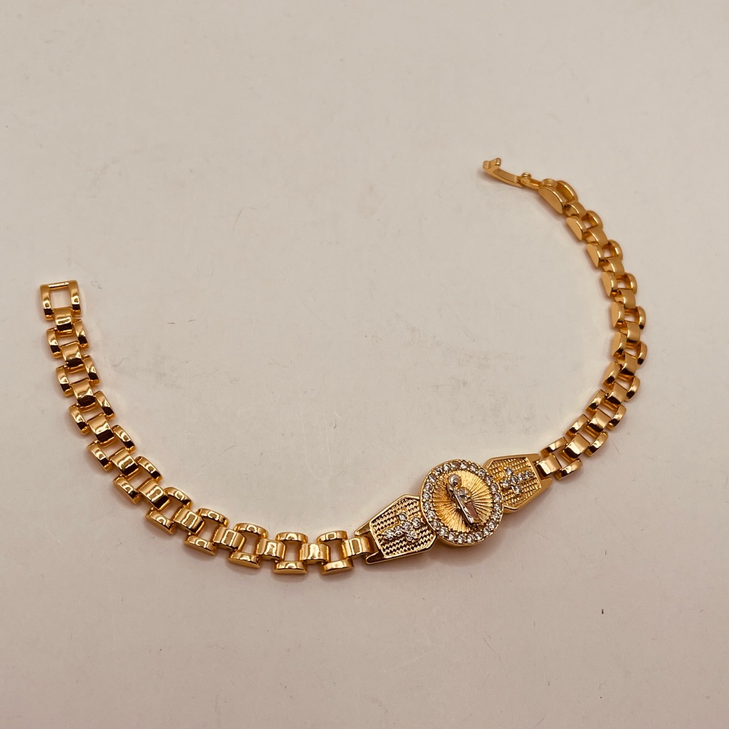 Gold Plated Bracelet For Women San Jude Design 25$